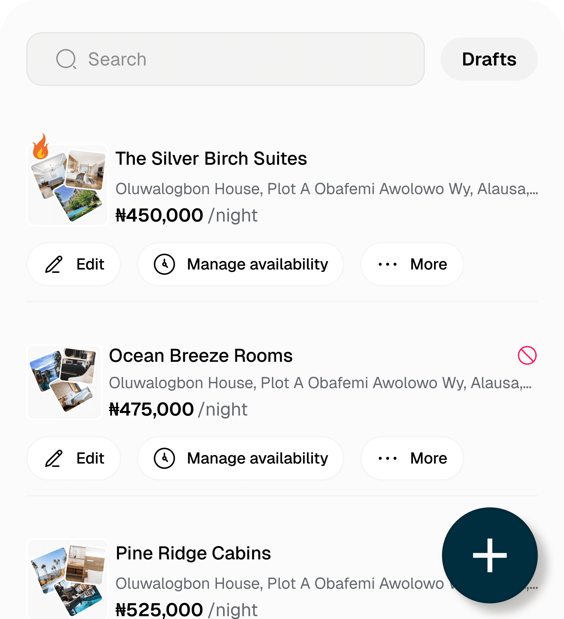 List. Manage. Get Booked.